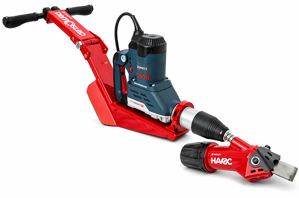 DEMOSLED - Stand-up attachment for demolition hammer