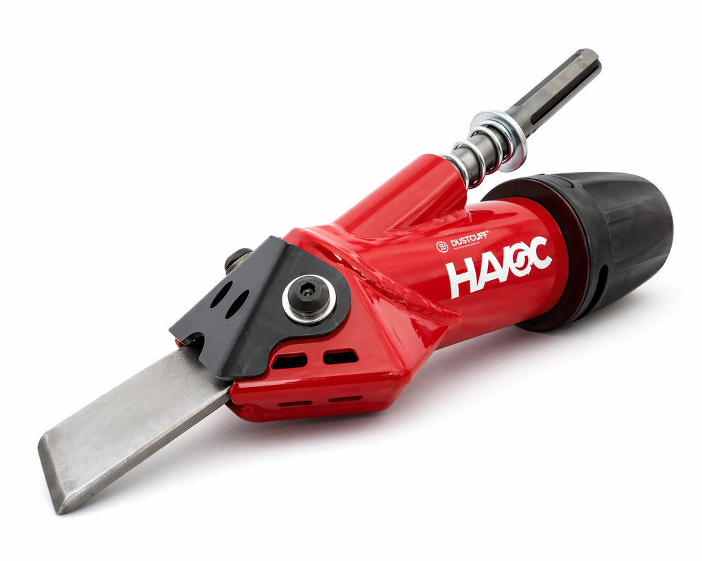 HAVOC - Dust removal shroud with vacuum adapter