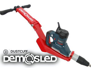 Demosled - Patented attachment frame that is designed to allow the user to stand while using an SDS demolition hamme