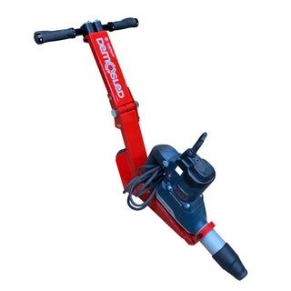 Demosled - Patented attachment frame that is designed to allow the user to stand while using an SDS demolition hammer