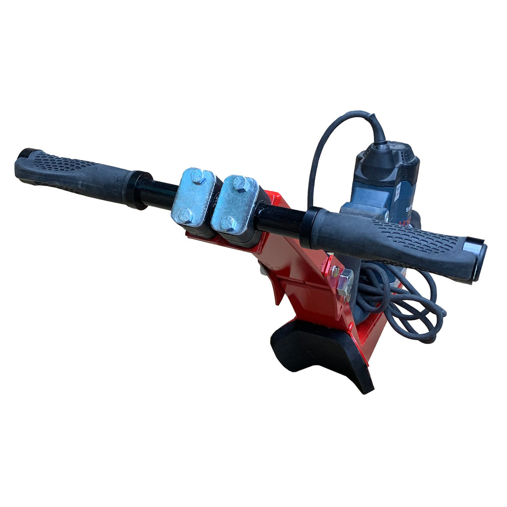 Demosled - Patented attachment frame that is designed to allow the user to stand while using an SDS demolition hammer